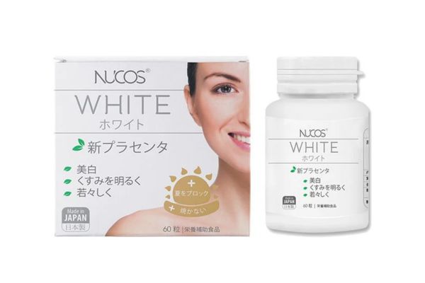 Viên Uống Nucos Sáng Da, Giảm Nám, Chống Nắng 60 Viên White Plus Placenta